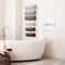 Sorbus Metal Wall Mounted Bathroom Towel Rack - Organizer for Towels, Washcloths, Hand Towels, Linens, Ideal for Bathroom, Spa, Salon